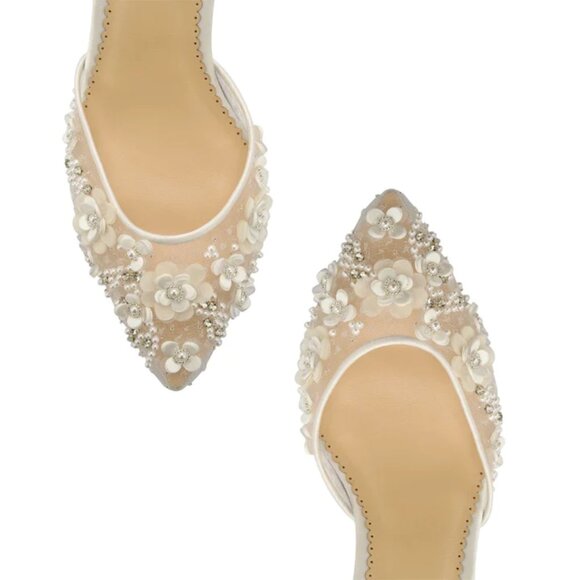 NEW!!! Bella Belle ROSA (IVORY) Wedding Bridal Shoes Heels US Size 8.5 IVORY - Picture 4 of 8